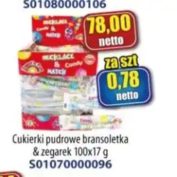 AT Cukierki pudrowe bransoletka & zegarek oferta