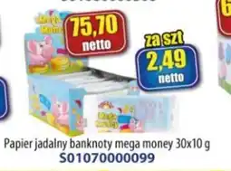 AT Papier jadalny banknoty mega money oferta