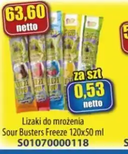 AT Lizaki do mrożenia Sour Busters Freeze oferta