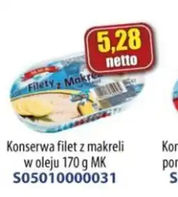 AT Konserwa filet z makreli w oleju oferta