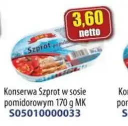 AT Konserwa Szprot w sosie pomidorowym oferta