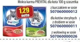 AT Mokra karma PREVITAL dla kota oferta