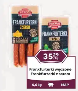 Dantex Frankfurterki wędzone, Frankfurterki z serem oferta