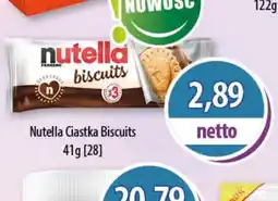 DUO-TES Nutella Ciastka Biscuits oferta