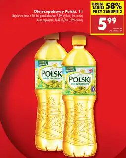Biedronka Olej rzepakowy Polski 1L oferta