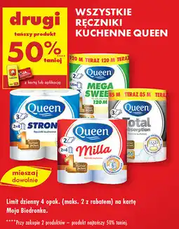 Biedronka Ręczniki papierowe kuchenne Queen oferta