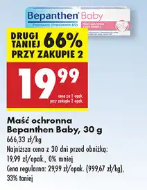 Biedronka Maść ochronna Bepanthen Baby oferta