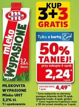 Kaufland Mleko Wypasione UHT 3.2% oferta