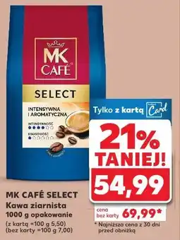 Kaufland Kawa ziarnista MK Cafe Select 1kg oferta
