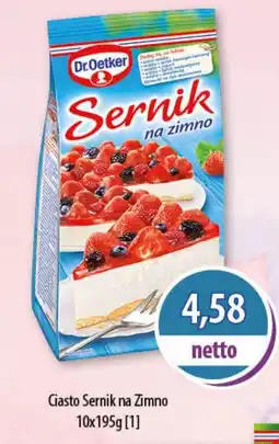 DUO-TES Ciasto Sernik na Zimno Dr. Oetker oferta