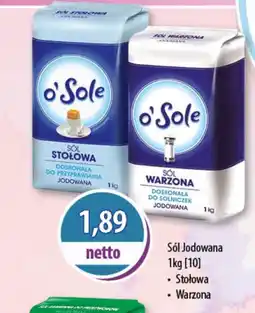DUO-TES Sól jodowana O'Sole oferta