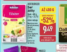 ALDI Ser żółty Hofburger oferta