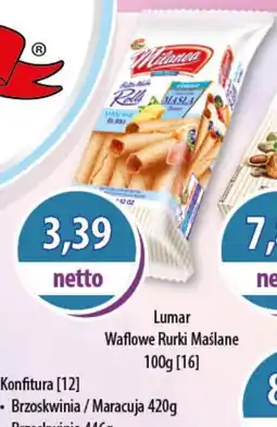 DUO-TES Waflowe Rurki Maślane Lumar oferta