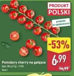 ALDI Pomidory cherry na gałązce oferta