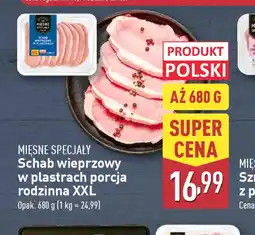 ALDI Schab wieprzowy w plastrach porcja rodzinna XXL oferta