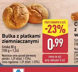ALDI Bułka z płatkami ziemniaczanymi oferta