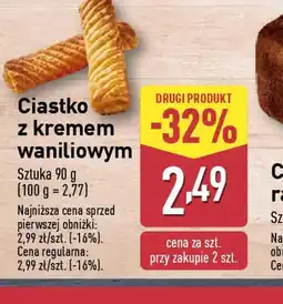 ALDI Ciastko z kremem waniliowym oferta