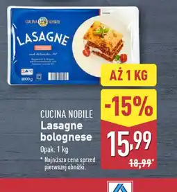 ALDI Lasagne bolognese Cucina Nobile oferta