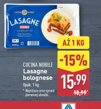 ALDI Lasagne bolognese Cucina Nobile oferta