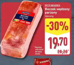 ALDI Boczek wędzony parzony oferta