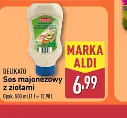 ALDI Delikato Sos majonezowy z ziołami oferta