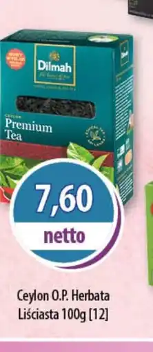DUO-TES Ceylon O.P. Herbata Dilmah oferta