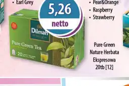 DUO-TES Dilmah Pure Green Nature Herbata Ekspresowa oferta