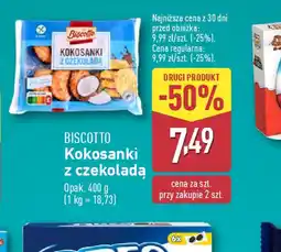 ALDI Biscotto Kokosanki z czekoladą oferta
