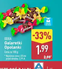 ALDI Galaretki Opolanki Odra oferta