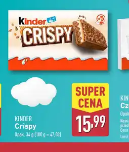 ALDI Kinder Crispy oferta
