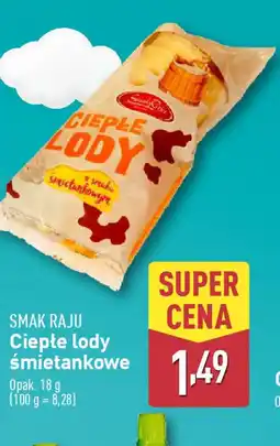 ALDI Ciepłe lody śmietankowe Smak Raju oferta
