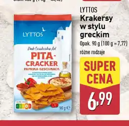 ALDI Krakersy Lyttos w stylu greckim oferta