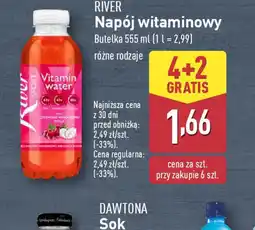 ALDI Napój witaminowy River oferta