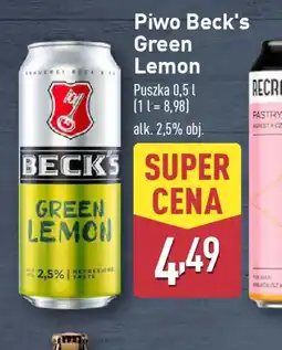 ALDI Piwo Beck's Green Lemon oferta