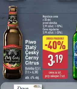 ALDI Piwo Zlaty Cesky oferta