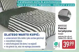 ALDI Pościel turystyczna Novitesse oferta
