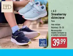ALDI L&D Sneakersy dziecięce oferta