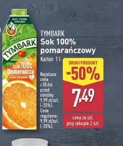 ALDI Sok Tymbark 100% pomarańczowy oferta