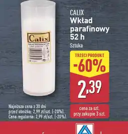 ALDI Wkład parafinowy Calix oferta