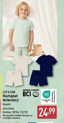 ALDI Komplet dziecięcy Lily & Dan oferta
