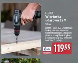 ALDI Wiertarka udarowa Ferrex 12 V oferta