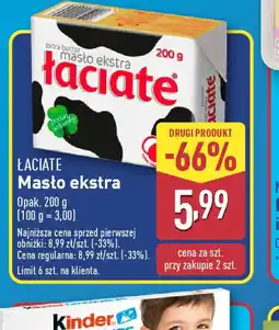 ALDI Laciate Masło ekstra oferta