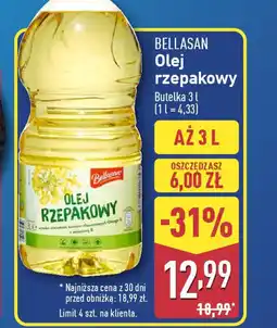 ALDI Olej rzepakowy Bellasan oferta