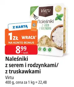 E.Leclerc Naleśniki z serem i rodzynkami/z truskawkami Virtu oferta