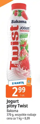 E.Leclerc Jogurt pitny Twist Bakoma oferta