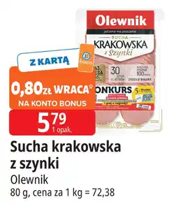 E.Leclerc Sucha krakowska z szynki Olewnik oferta