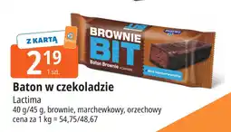 E.Leclerc Baton w czekoladzie Brownie BIT 40g Lactima oferta