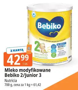 E.Leclerc Mleko modyfikowane Bebiko 2/Junior 3 700g Nutricia oferta