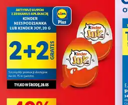 Lidl Kinder Niespodzianka lub Kinder Joy oferta
