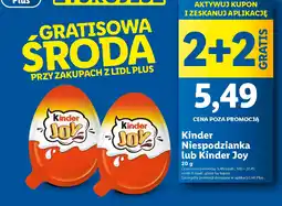 Lidl Kinder Niespodzianka lub Kinder Joy oferta